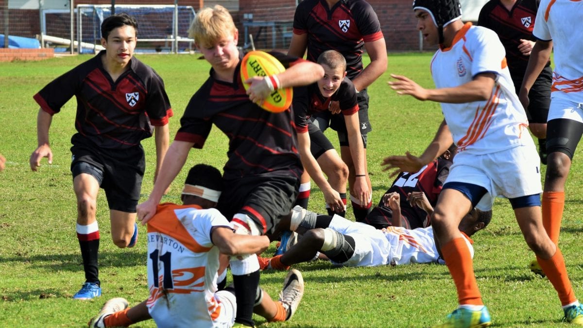 High School boys rugby.