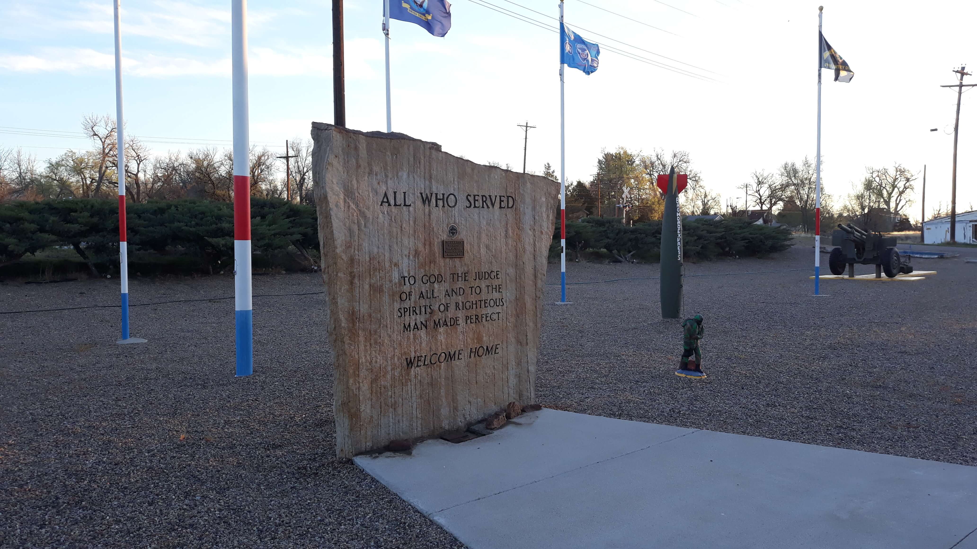 All Vets All Wars Memorial Plaque