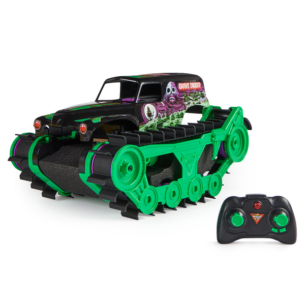 Monster Jam Grave Digger Trax Remote Control Vehicle | Planet Fun NZ