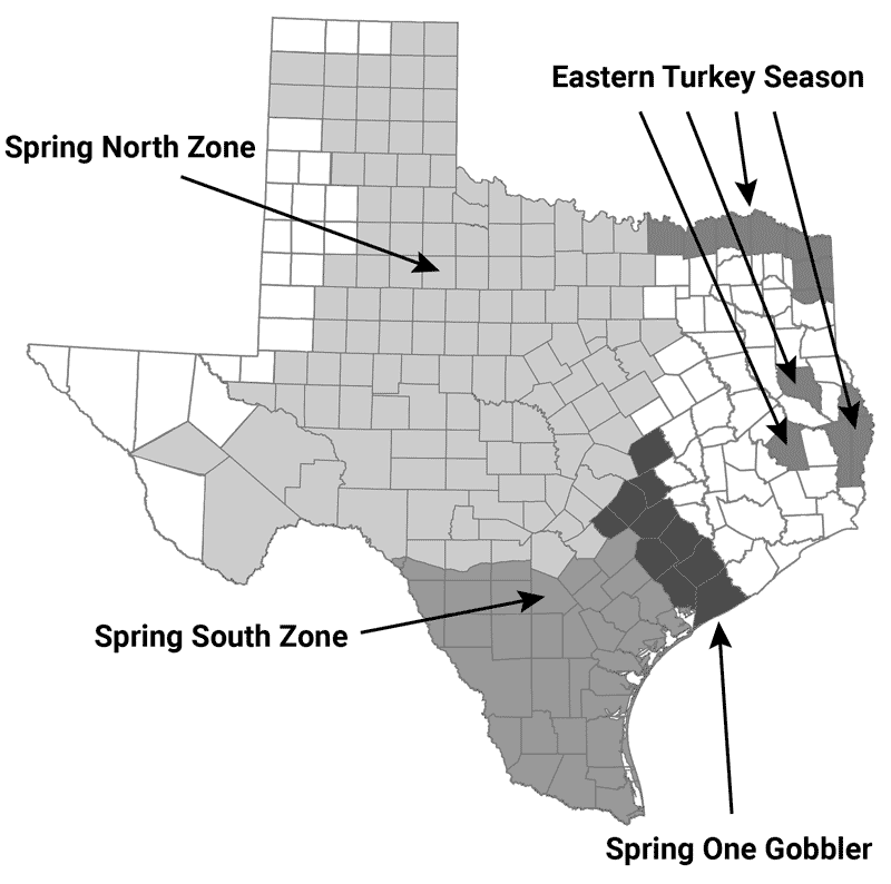 Spring Turkey Season 2024 Texas - Gwen Pietra