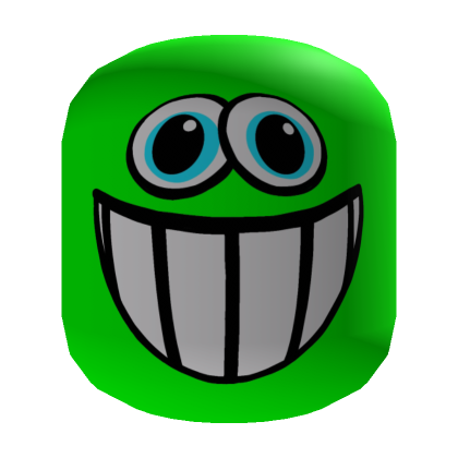 Green Gleeful Ball Face [Neon Green] | Roblox Item - Rolimon's