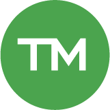 Trademark circle logo mark