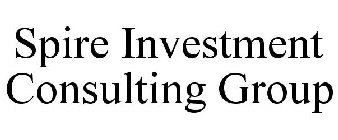 SPIRE INVESTMENT CONSULTING GROUP Trademark - Serial Number 86937344 ...