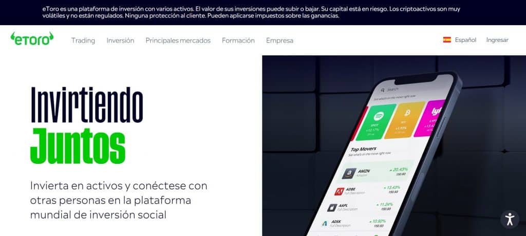 etoro plataforma de trading online