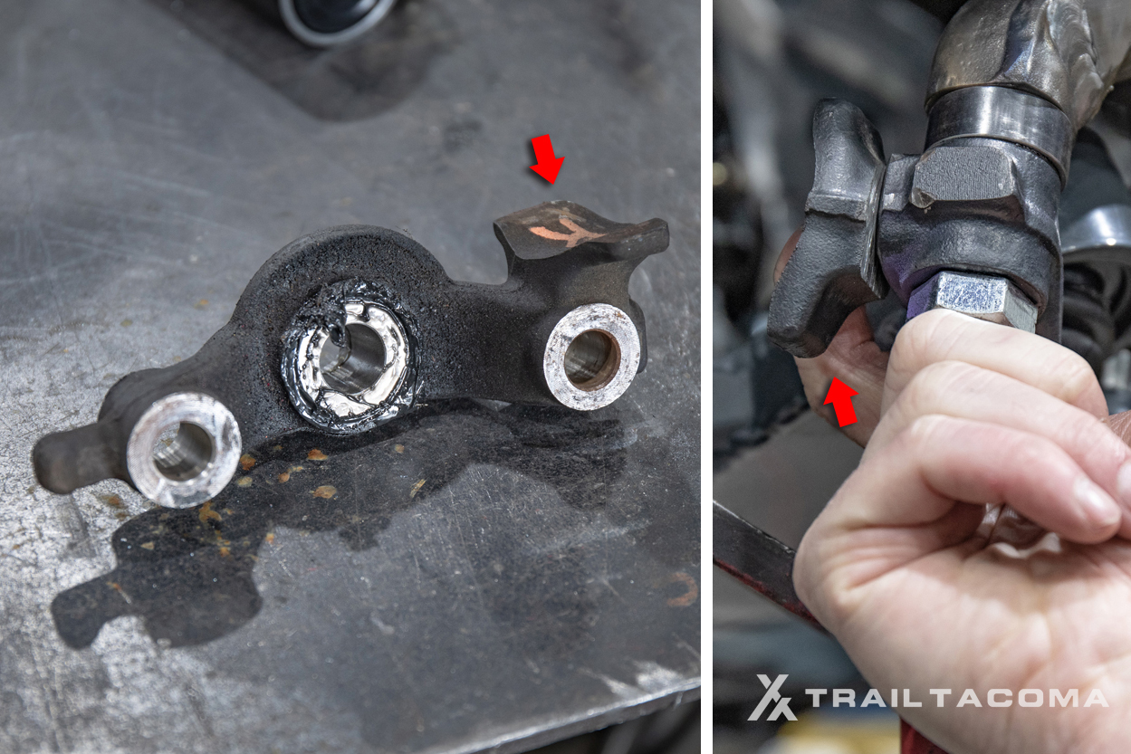 Remove Lower Ball Joint Adapters