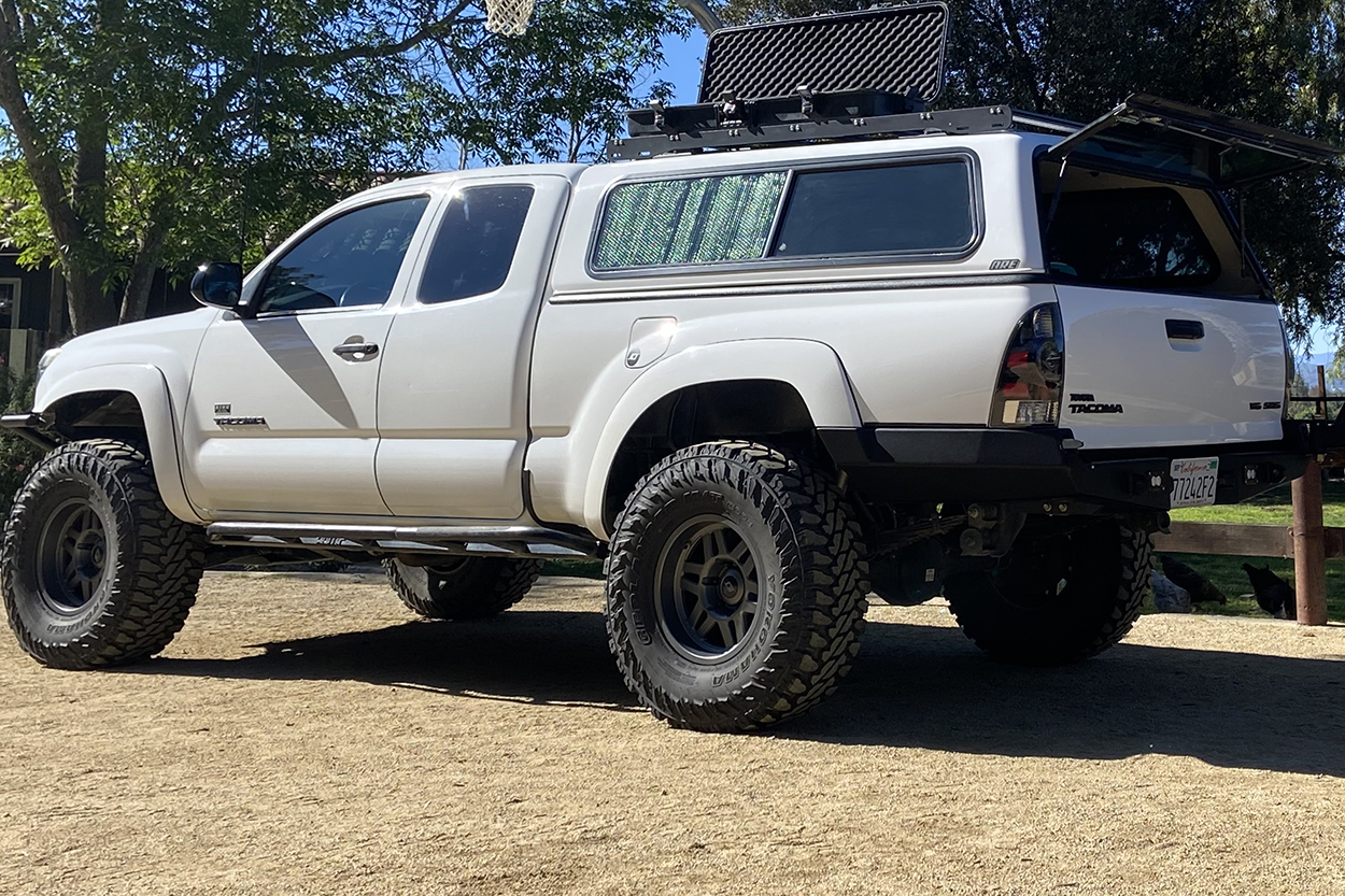 Lifted 2nd Gen Tacoma With ARE CX Classic Camper Shell