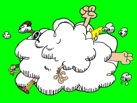 The Loud House Fight Cloud Green Screen