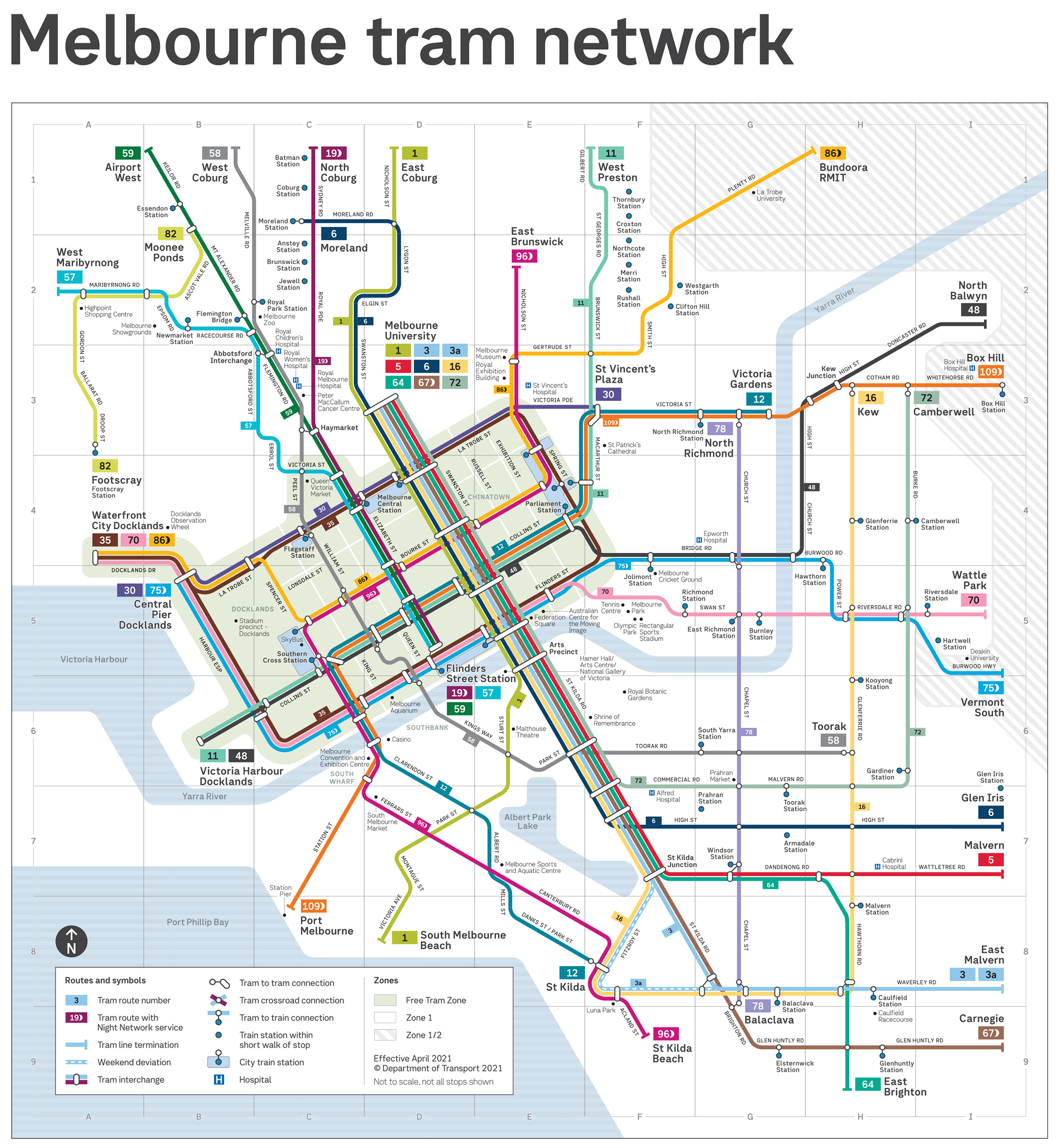 Navigating Melbourne’s Iconic Tram Network: A Comprehensive Guide - Map ...