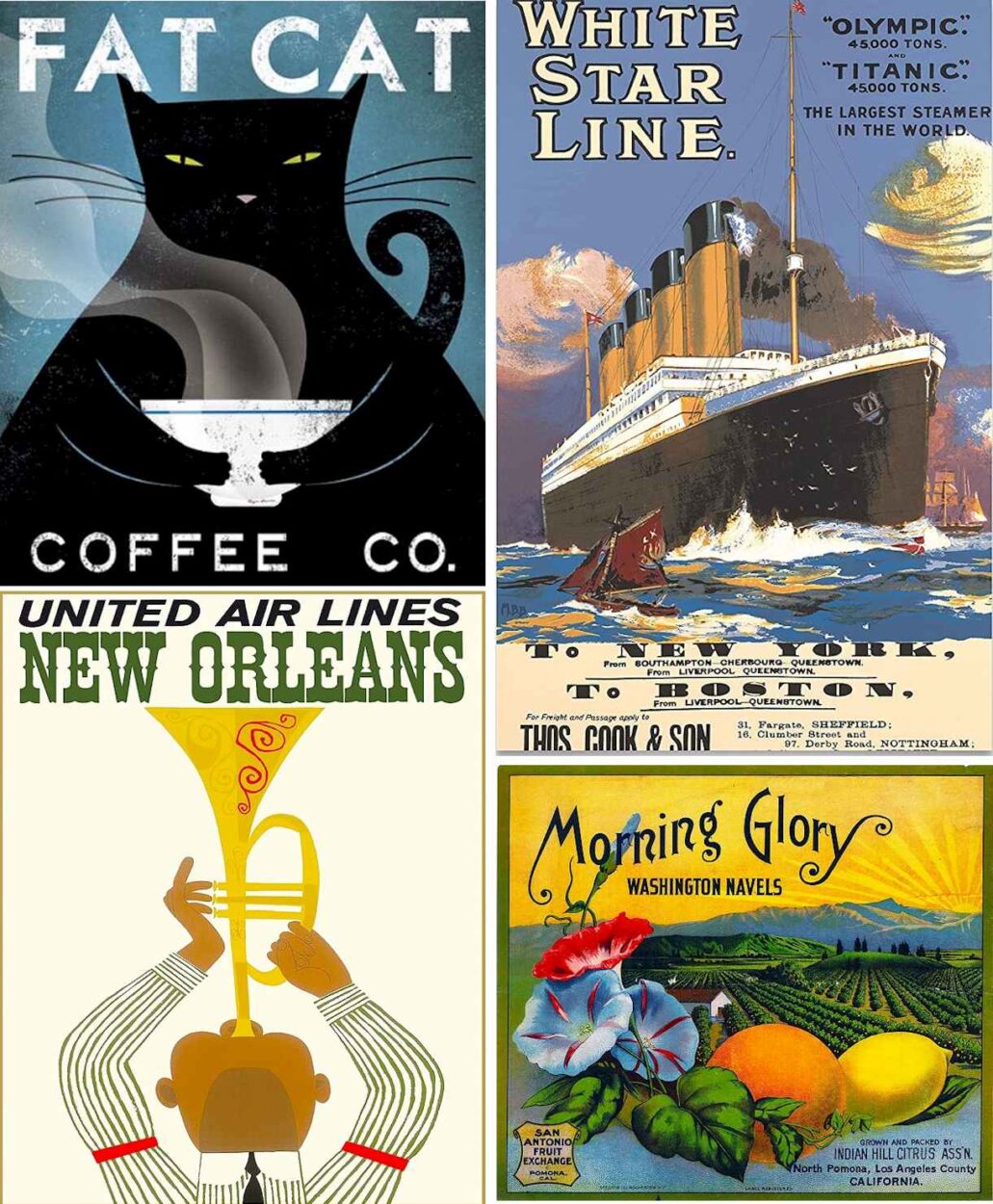 Vintage Posters Ads