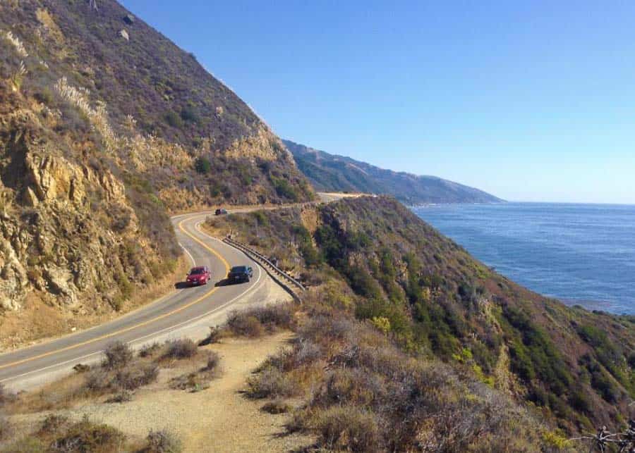 driving on a road trip from LA and San Francisco