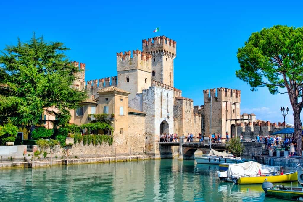 medieval castle Scaliger on lake Garda - things to do in Lake Garda