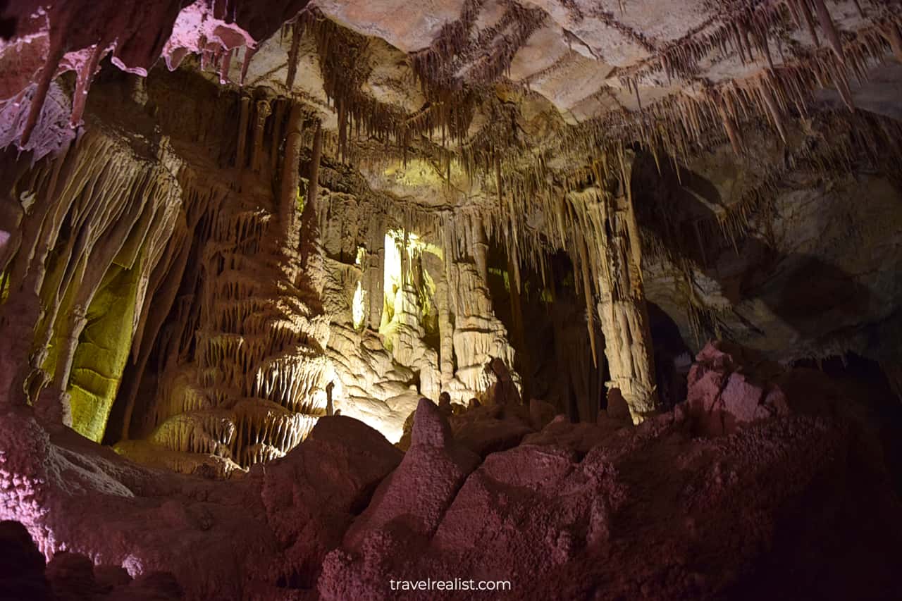 Views from Lehman Caves tour in Great Basin National Park, Nevada, US