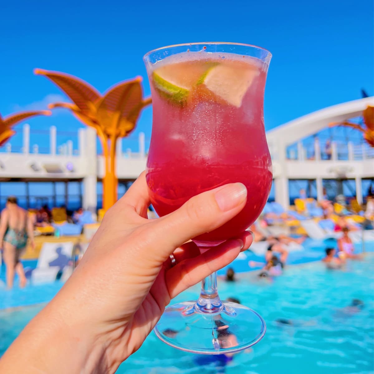 Strawberry Limeade Royal Caribbean mocktail