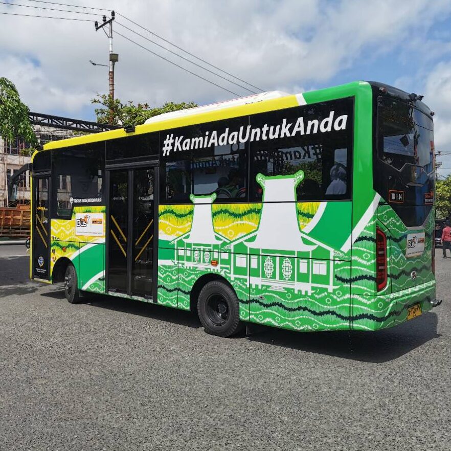 Bus Trans Banjar dengan desain modern dan futuristik di Kalimantan Selatan. Sumber: Gmaps/ Terminal KM 06.