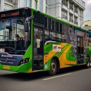 Bus Trans Metro Deli dengan tarif murah melayani banyak rute seperti Medan, Tuntungan dan belawan