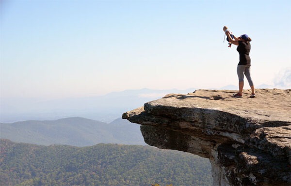 Think Life is Boring Travel McAfee Knob Peak Image