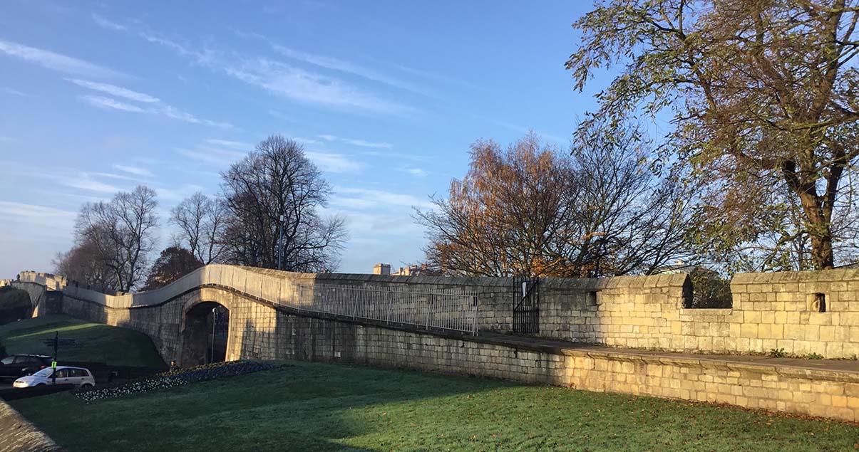 Ancient wall, York, UK