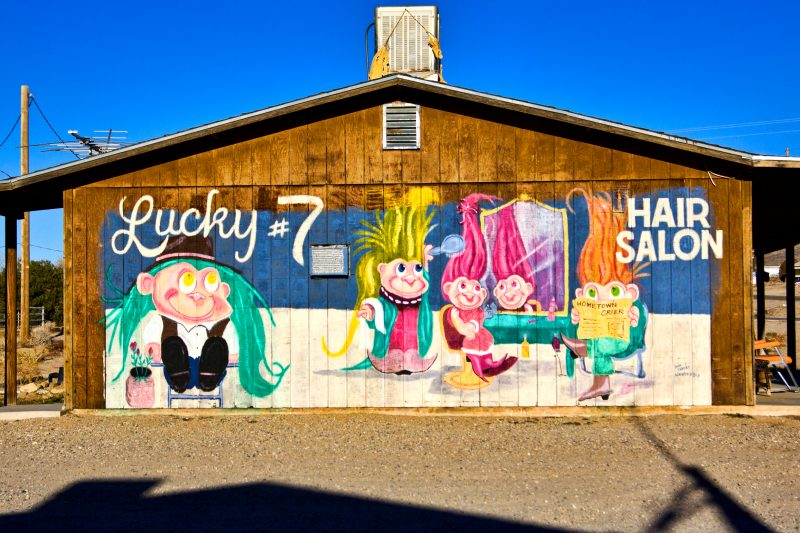 Wildwest hair salon mural