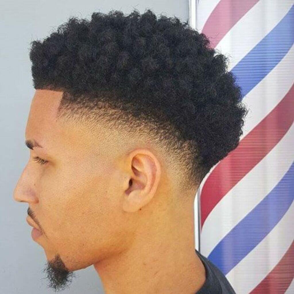 Drop Fade Black Men