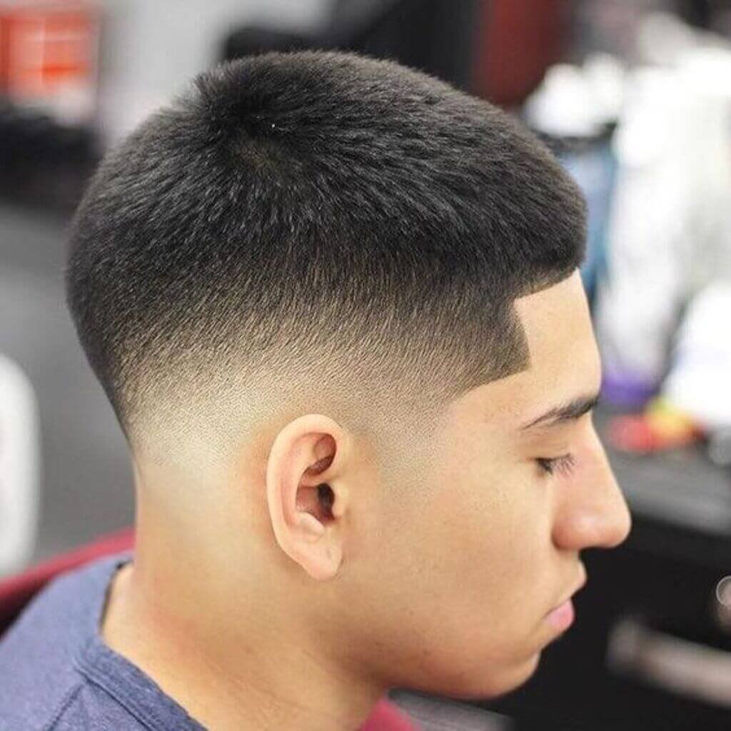 Drop Fade Buzz Cut