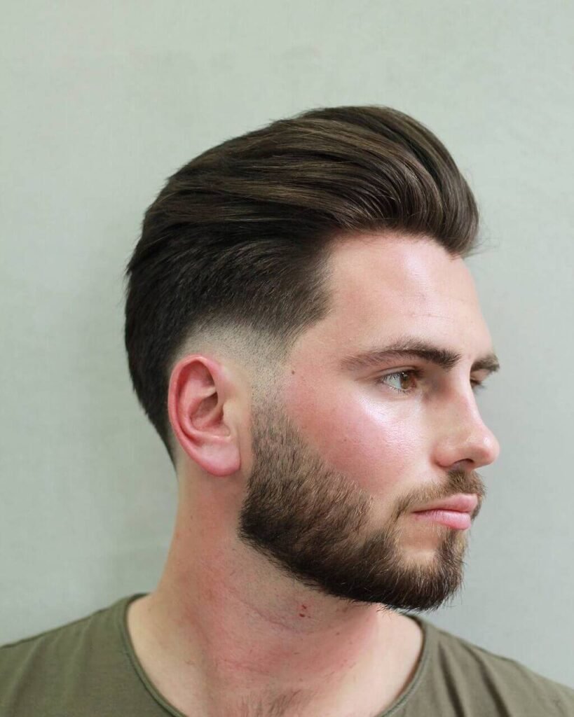 Drop Fade Pompadour