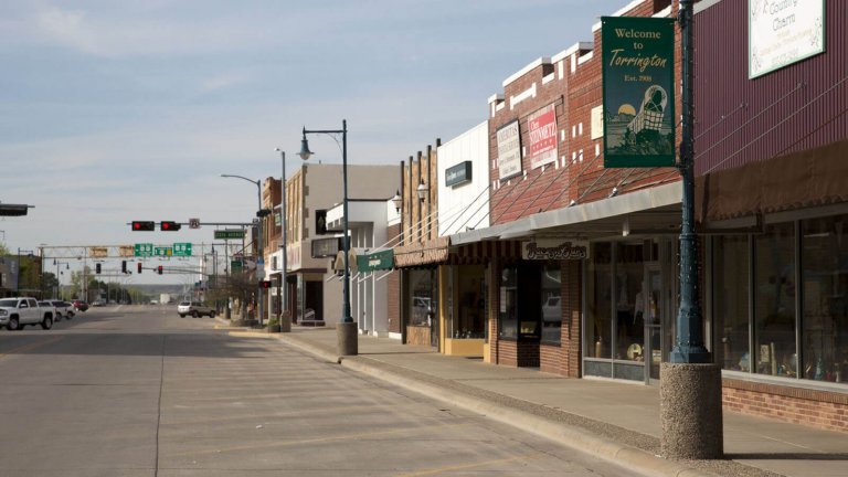 downtown Torrington street