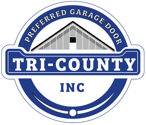 Tri-county preferred garage door logo