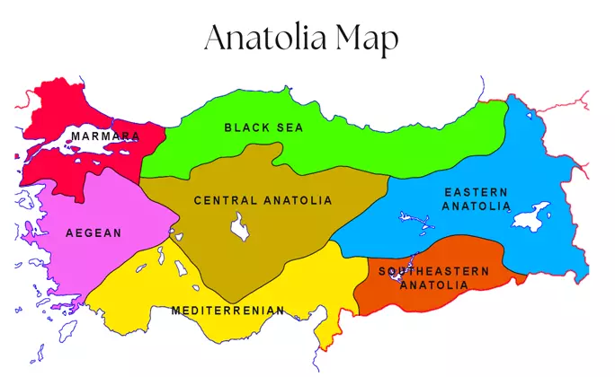 Anatolia Map