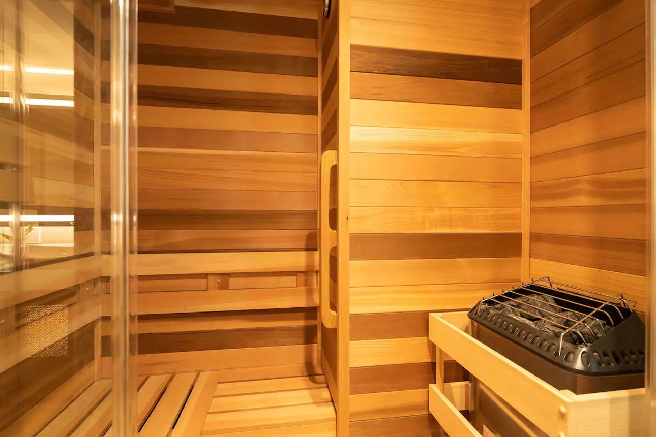 Penthouse Diamond Suite-sauna..