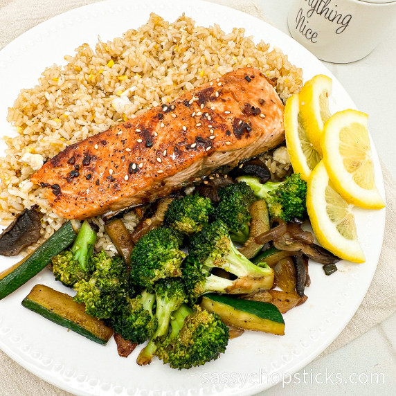 hibachi salmon recipe