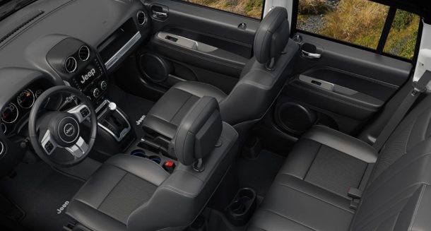 2016 Jeep Compass Inteiror aerial view