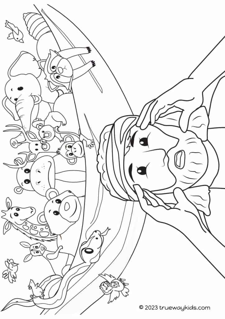 Peter Preaching Coloring Page