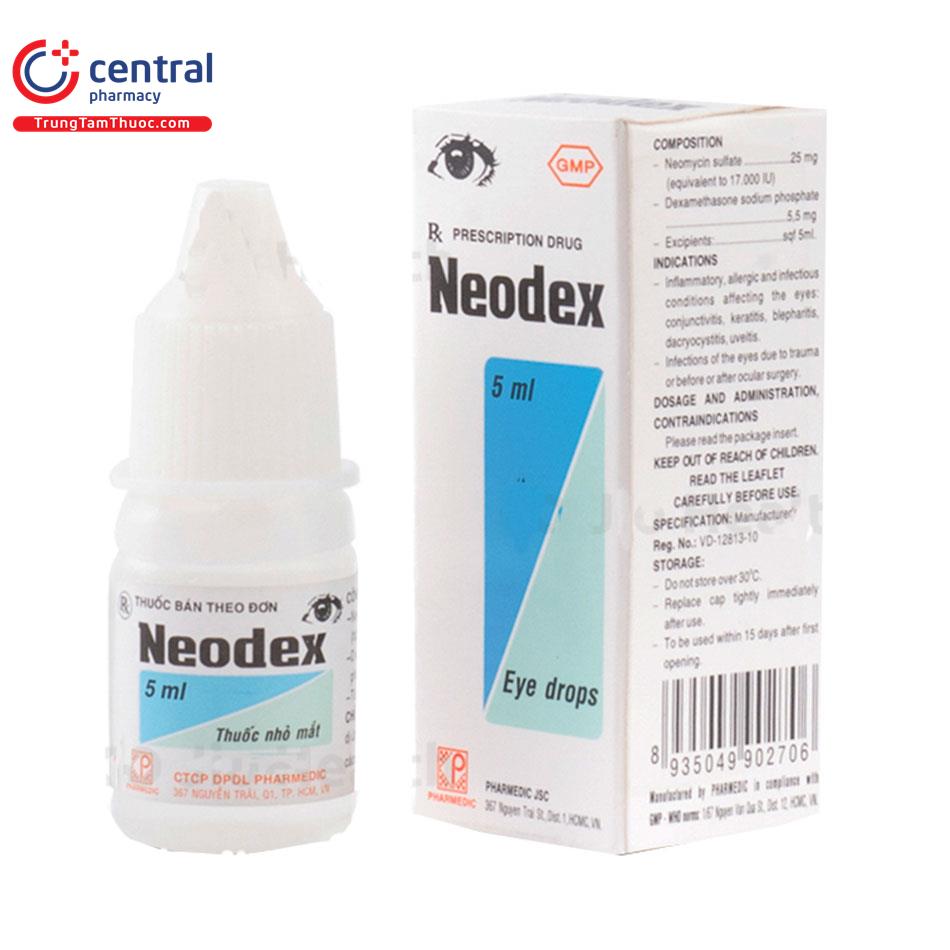 Neodex Thuốc Nhỏ Mắt: Công Dụng, Hướng Dẫn Sử Dụng Và Lưu Ý Quan Trọng