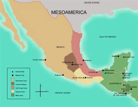 Mesoamerica Map - Jolie Madelyn