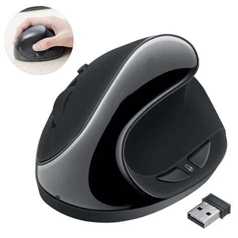 AUGIENB Ergonomic Mouse Vertical 2.4GHz Connection Optical Sensor USB ...