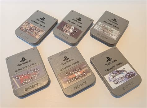 Sony PlayStation Memory Cards : r/retrogaming