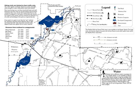 Myakka State Park Map and Trail Map – Hike It Florida