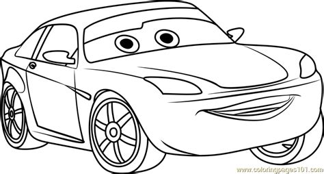 Bob Cutlass from Cars 3 Coloring Page for Kids - Free Cars 3 Printable ...