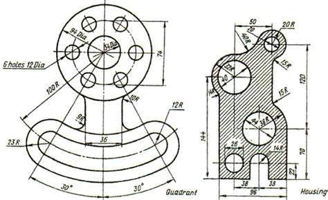 Autocad Mechanical Drawings at PaintingValley.com | Explore collection ...