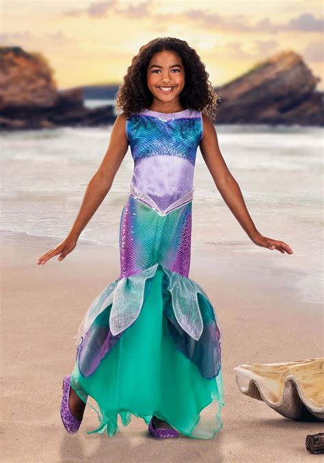 Kid's Little Mermaid Live Action Deluxe Ariel Costume