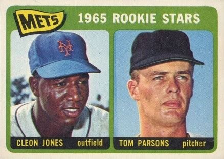 Cleon Jones Mets Topps Baseball Cards Thru the Years