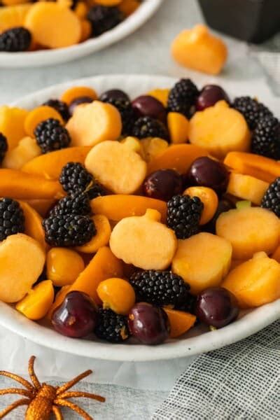 Halloween Fruit Salad (with Honey-Orange Dressing!) - Meaningful Eats