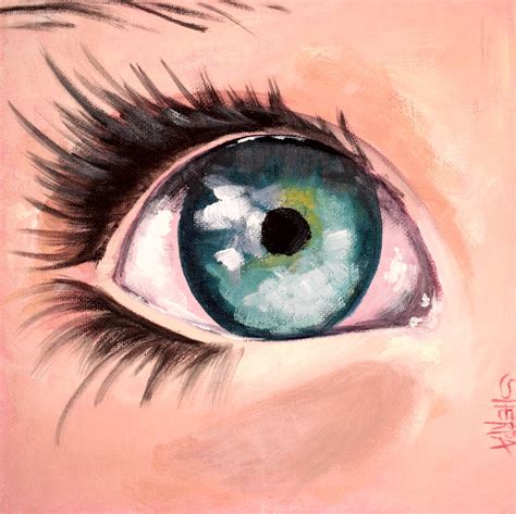 Realistic Eyes Painting - Arsma