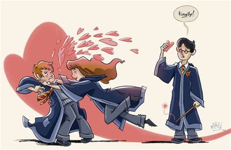 Harry, Ron, Hermione - harry-ron-and-hermione Fan Art Harry Potter ...