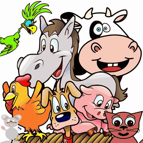 Group of happy animals - Openclipart