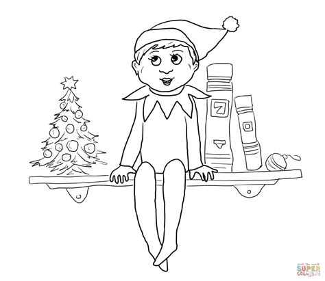 Elf On The Shelf Drawing at PaintingValley.com | Explore collection of ...