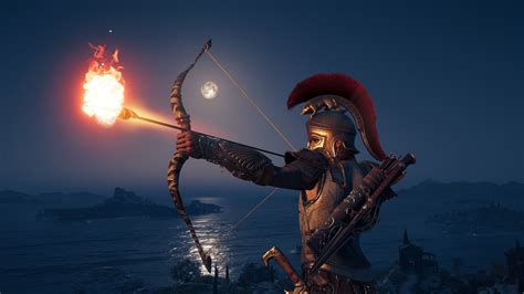 4k Assassins Creed Odyssey Bow And Arrow Wallpaper,HD Games Wallpapers ...