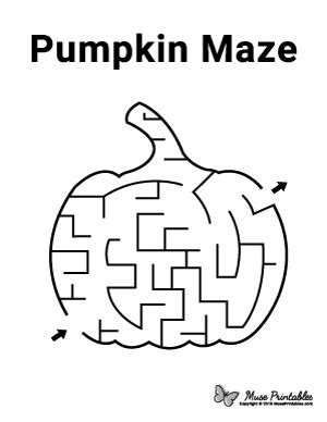 Free Printable Halloween Mazes