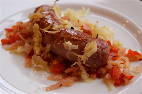 German Sausage and Sauerkraut - Make It Like a Man!