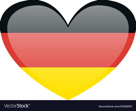 Germany flag official colors and proportion Vector Image